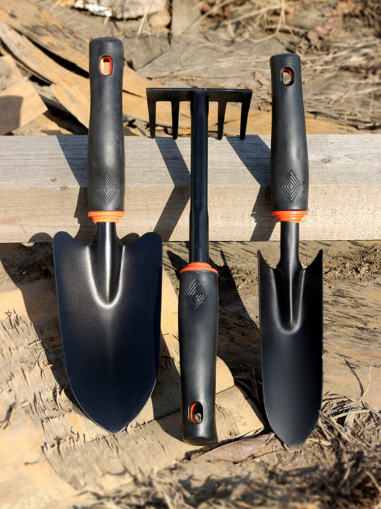 Thickened Gardening Tool Set for Planting Flowers & Vegetables - Durable Iron & Plastic Handles