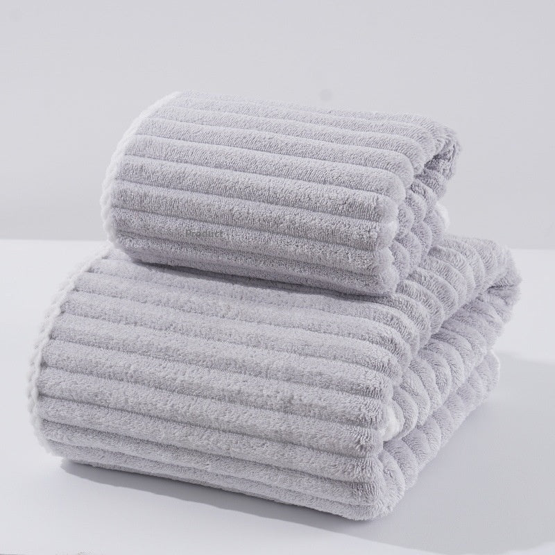 Oversized Face Towel Coral Velvet Thickened & Soft Home Textiles