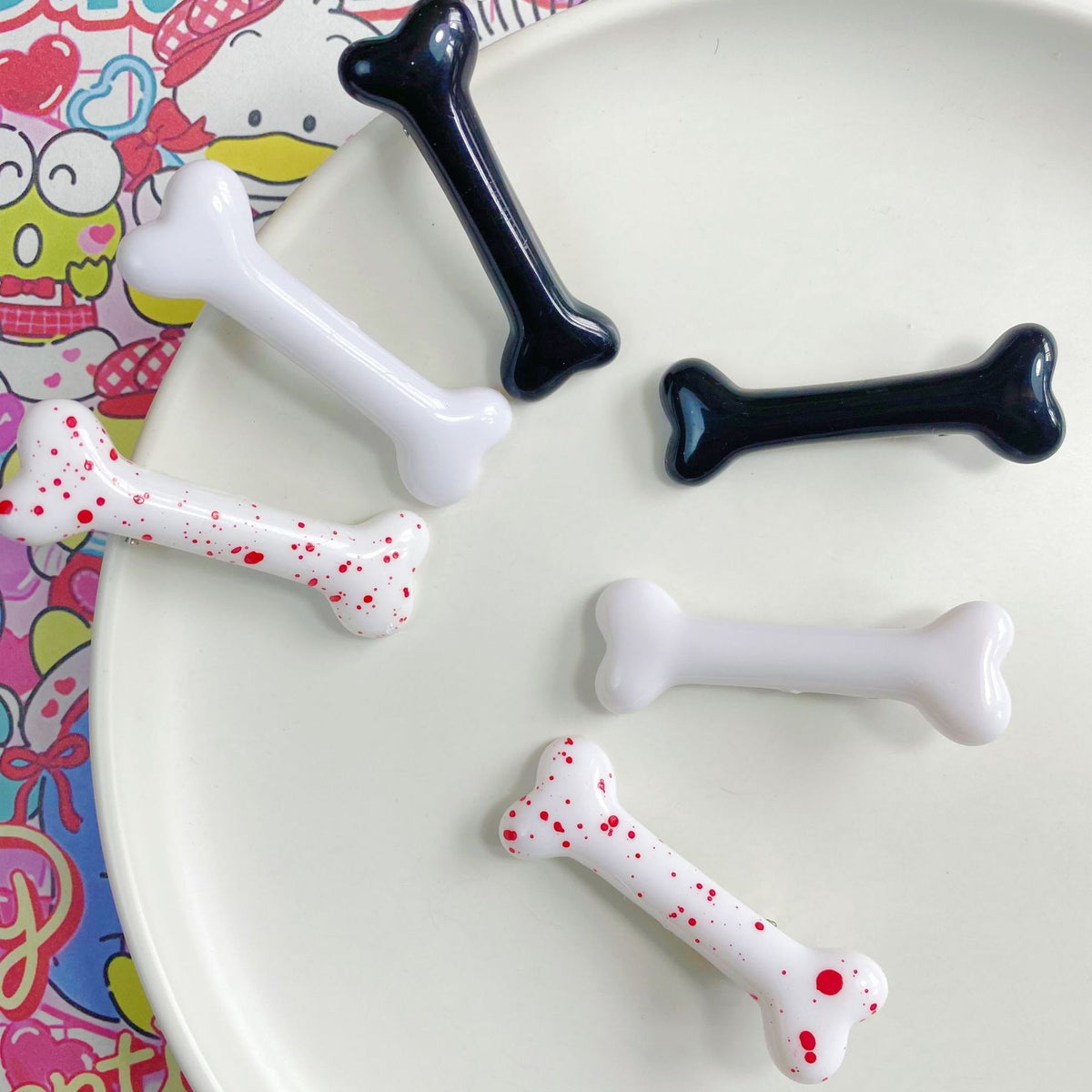Women’s Cute Artificial Bone Hair Clip - Trendy Y2K Hair Accessories for Women