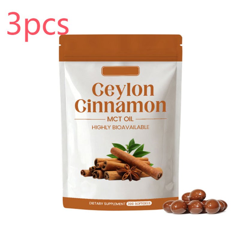 Ceylon Cinnamon Bark Extract Softgels - 300 Count