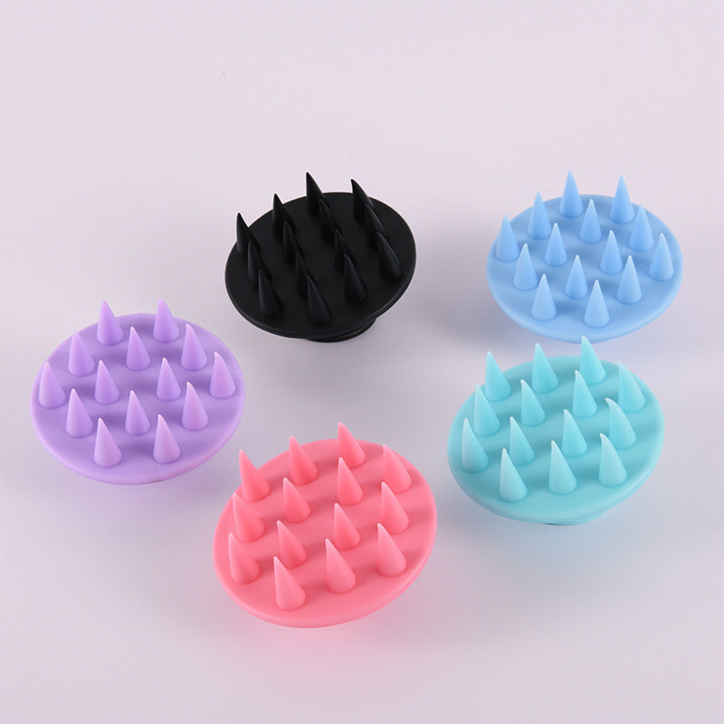 Silicone Shampoo Brush Massage Hair Scalp Cleaner Hair Care Tool