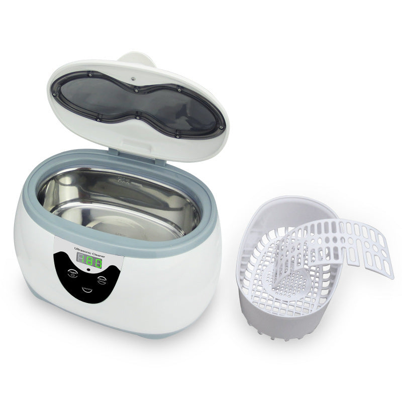 Ultrasonic Jewelry & Household Cleaner 600ml Small Stainless Steel Machine