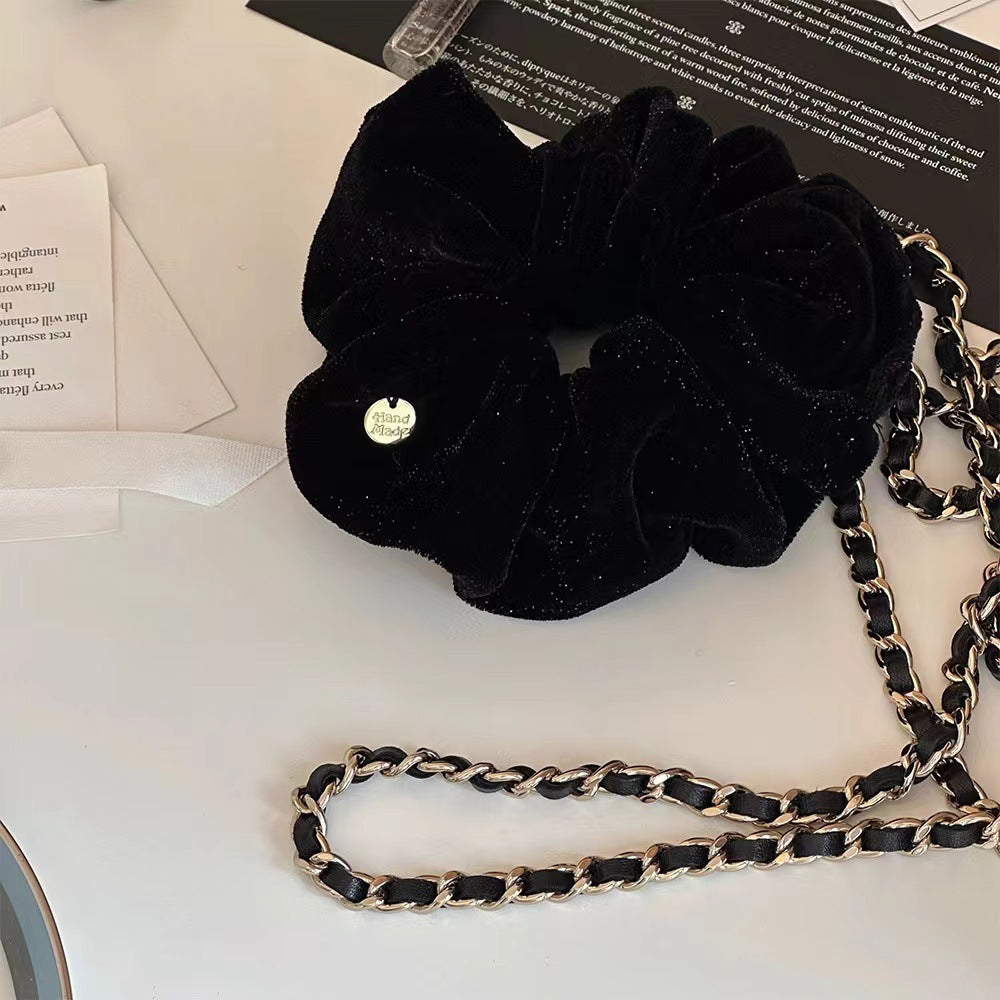 All-Match Large and Small Velvet Hair Rings - Elegant Hair Accessories