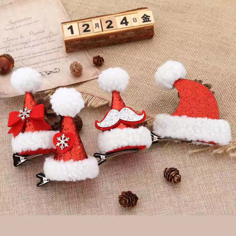 Christmas Headwear Hair Accessories - Cute Holiday Hair Clips & Pins