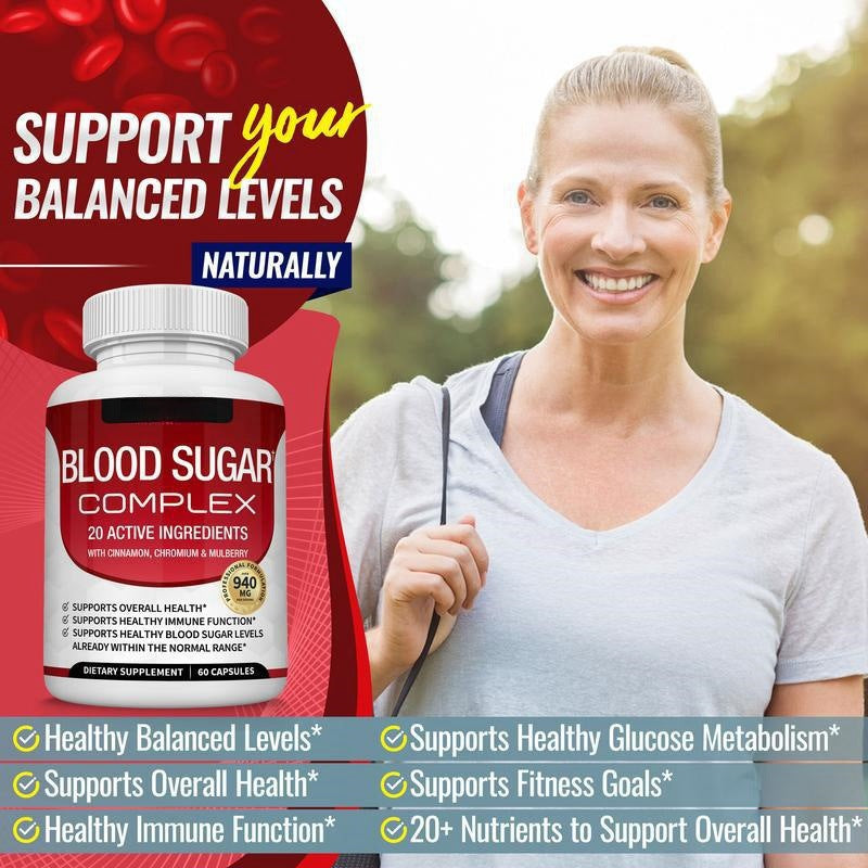 Blood Glucose Support Complex Capsules