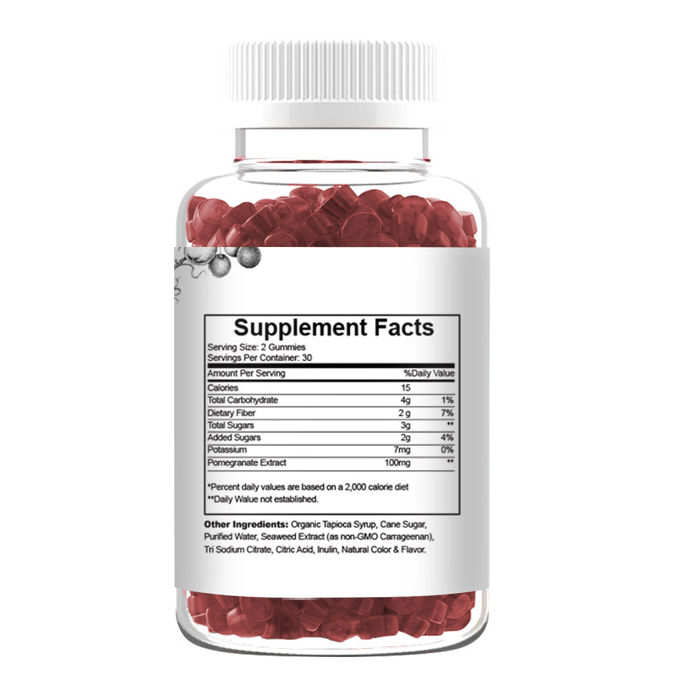 Vitamin Gummy Candy Bottle - Soft Fudge Supplement for Adults
