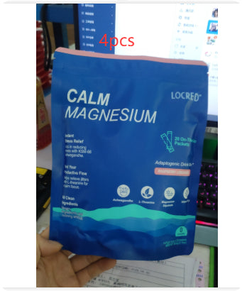 Magnesium Glycinate Powder Drink Mix - Raspberry Lemon, 20 Packets