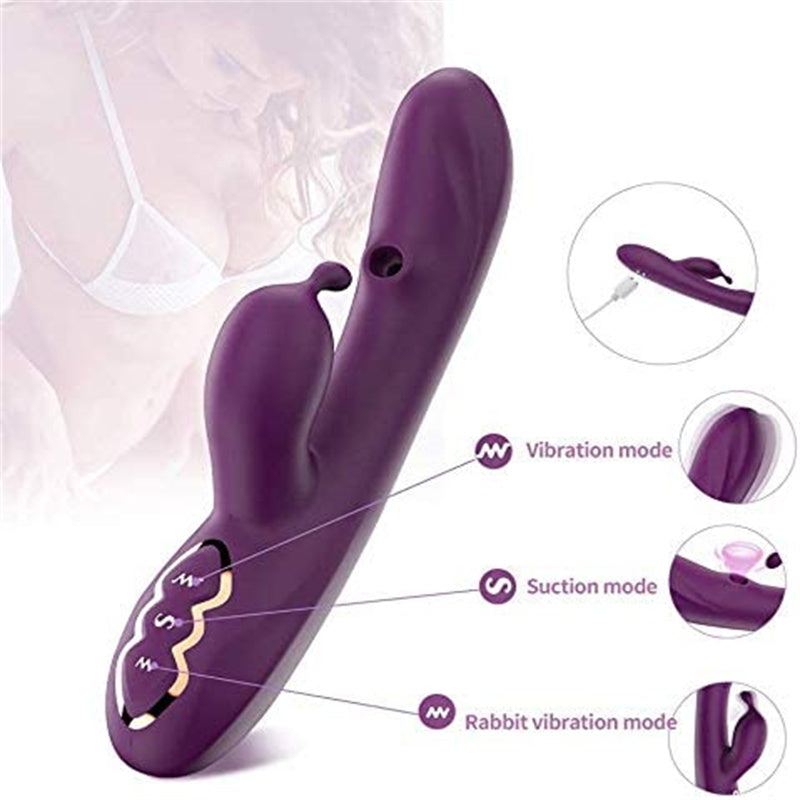 G-Spot Vibrator for Women - 10 Frequency Vibrations - Purple