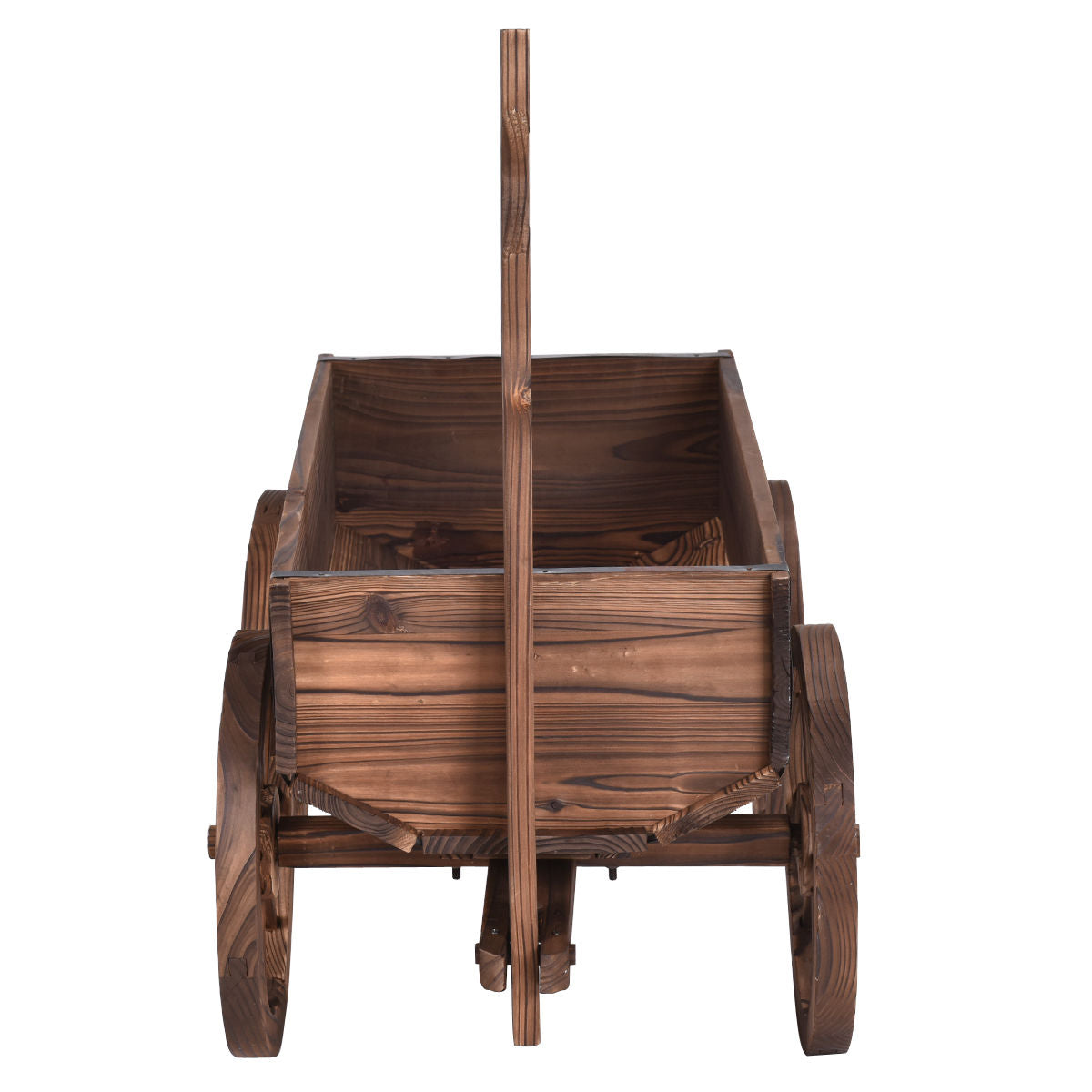 Wooden Planter Pot Stand with Wheels for Easy Mobility