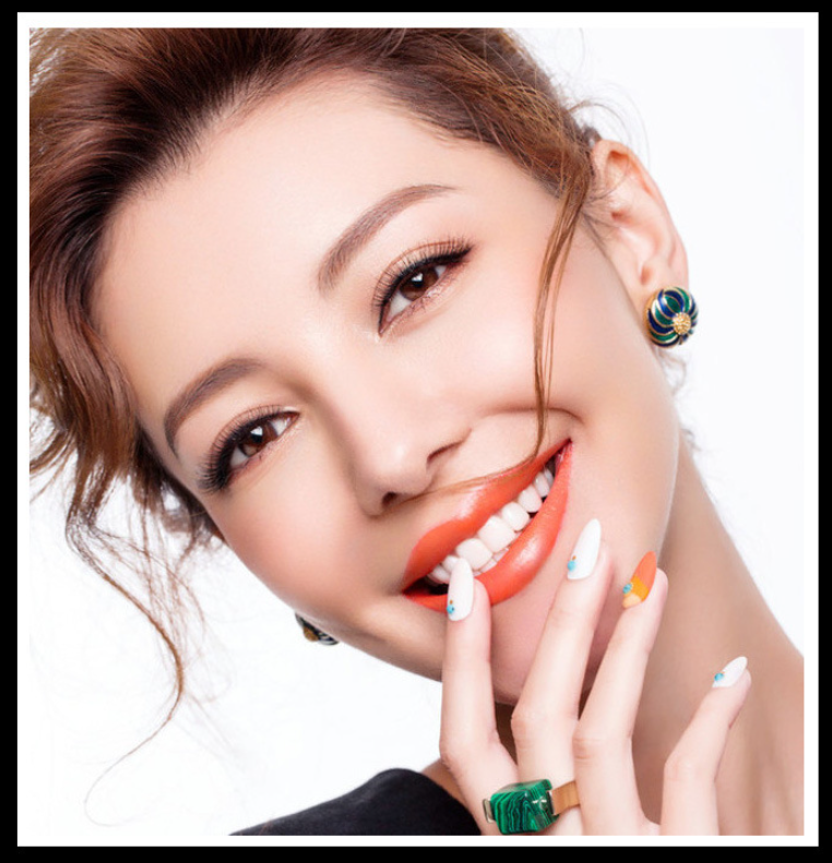 Inclined Flat Head Foundation Makeup Brush for Face Beauty Tool
