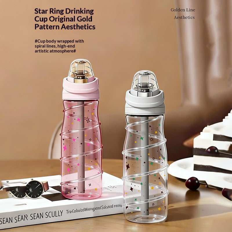 Large Capacity Water Bottle 800ml for Sports & Outdoor Hydration - Durable Tritan
