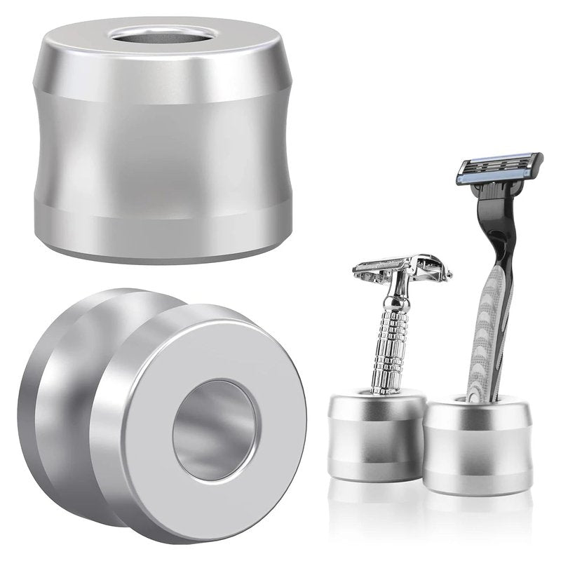 Safety Shaver Bracket Aluminum Alloy Razor Holder for Bathroom Storage