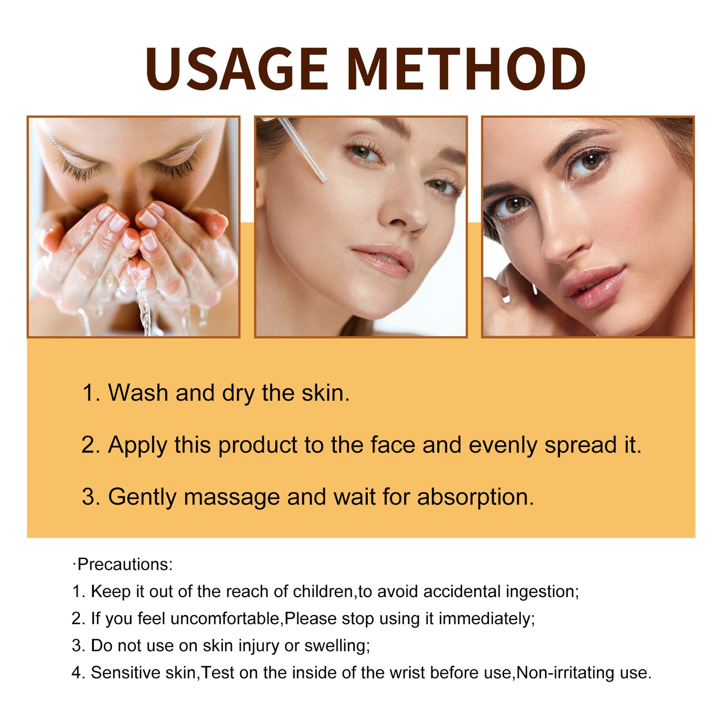 Facial Tanning Essence - Natural Bronzed Glow & Moisturizing Formula