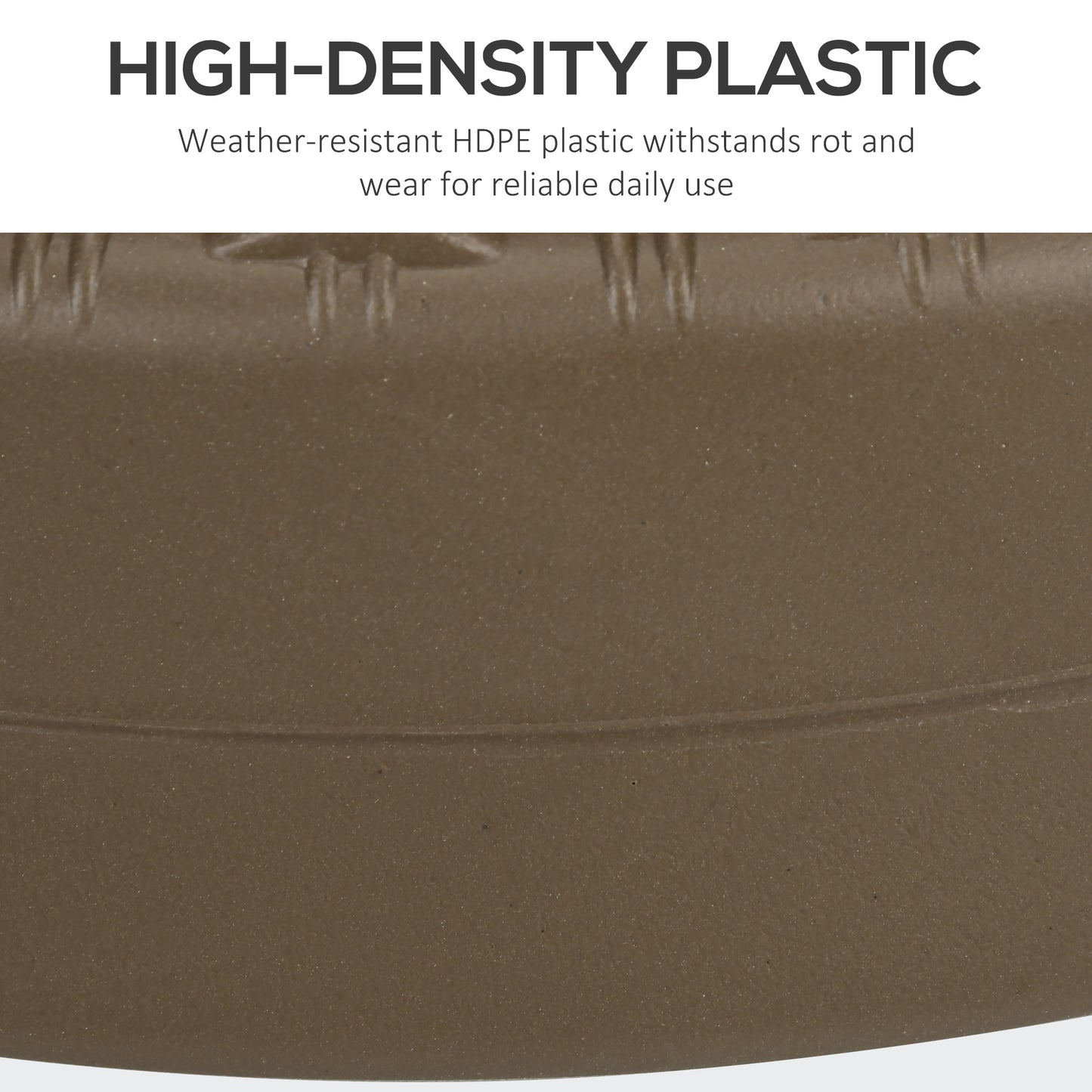 Fillable Umbrella Base for 1.5" & 2" Poles - Brown