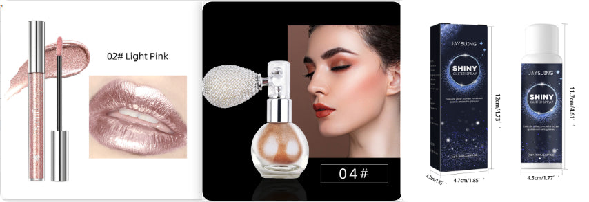 Liquid Lipstick and Eye Shadow Dual-Use Makeup Set - Waterproof & Long-lasting