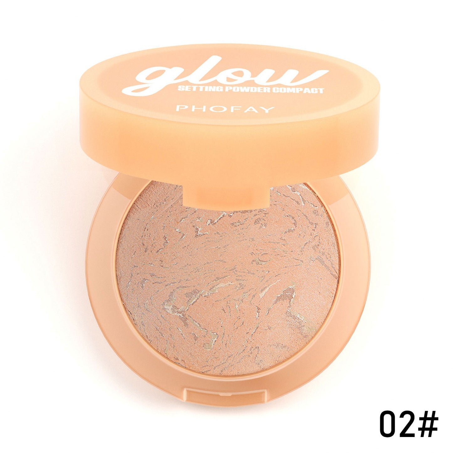 Matte Setting Powder Compact - Oil Control & Brightening Face Makeup