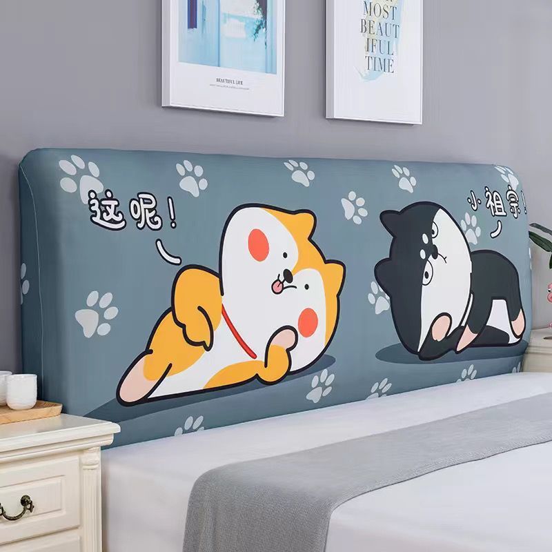 Elastic Bedside Cover Special-Shaped European Style Universal Bed Head Protector