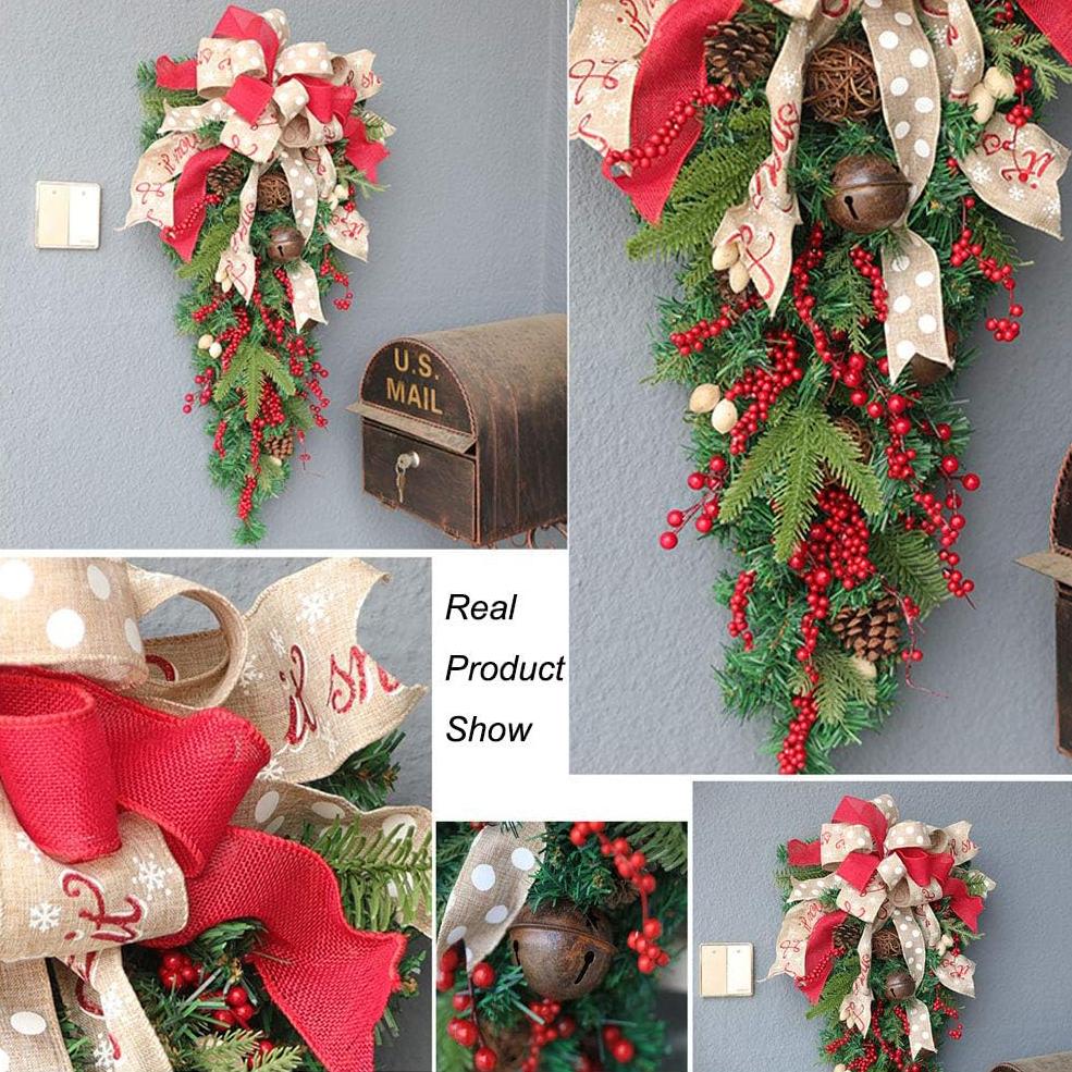 1PC Christmas Door Hanging Decoration - Holiday Accessory