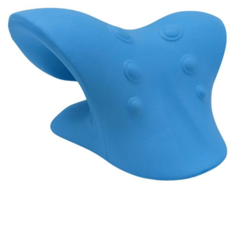 Manual 6-Roller Cervical Neck Massager - Deep Tissue Trigger Point Relief