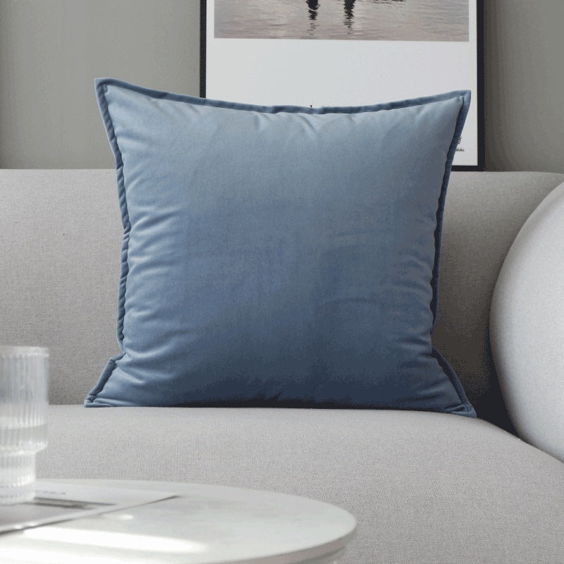 Modern Blue Throw Pillow Cover 45x45cm Sofa Cushion Cover Nordic Style