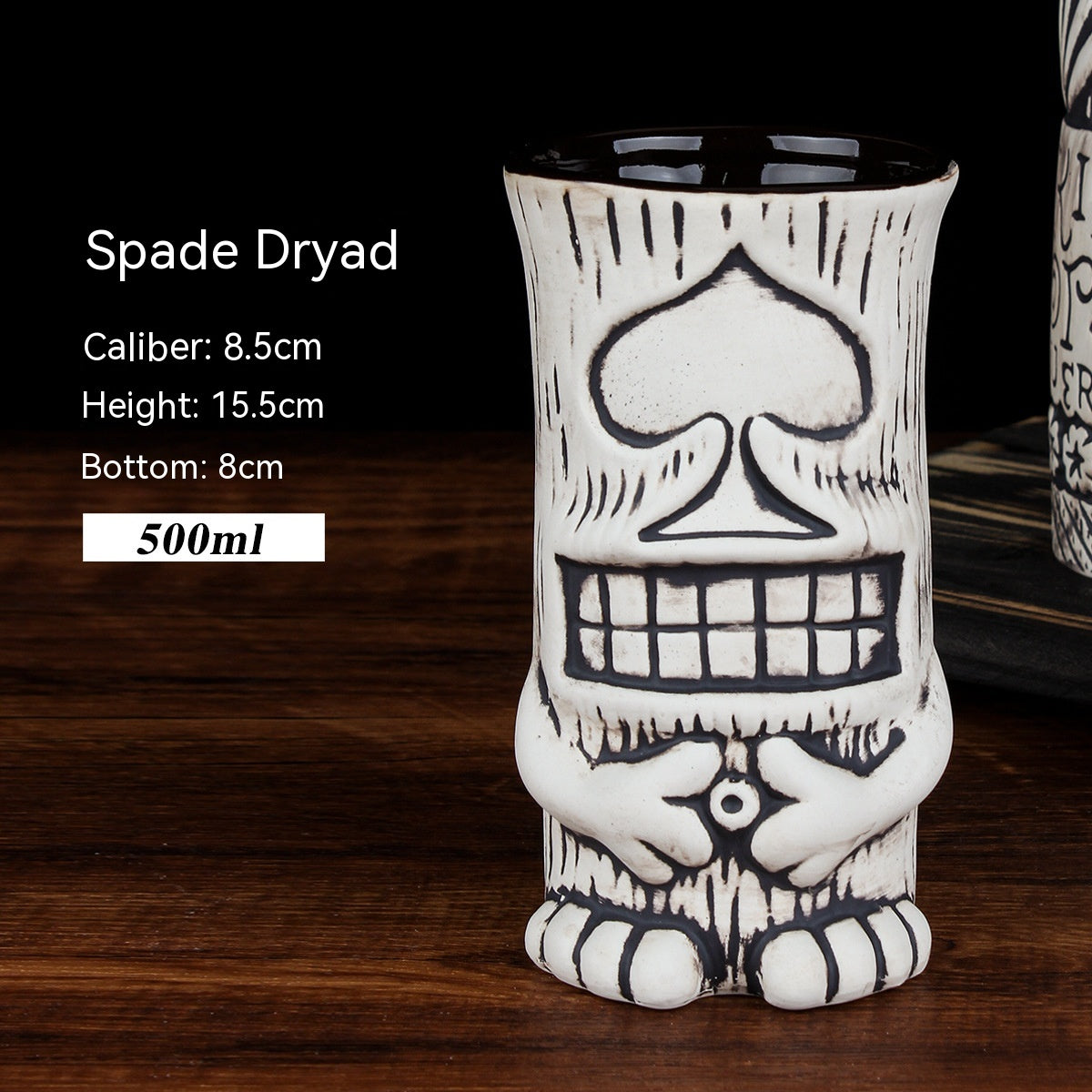 Creative Ceramic Cocktail Glass - Retro Style Multi-Design Drinkware