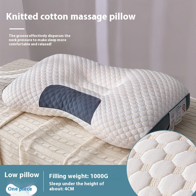 Cervical Support Pillow Pair for Better Sleep and Neck Relief