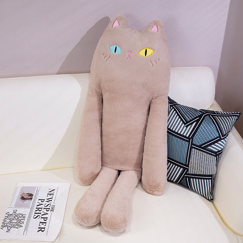 Long Cat Pillow Support Cushion for Sleeping & Relaxation - Large Size Plush Toy