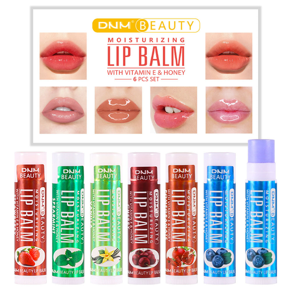 Fruit Flavor Moisturizing Lip Balm Set - Hydrating Lipstick Trio