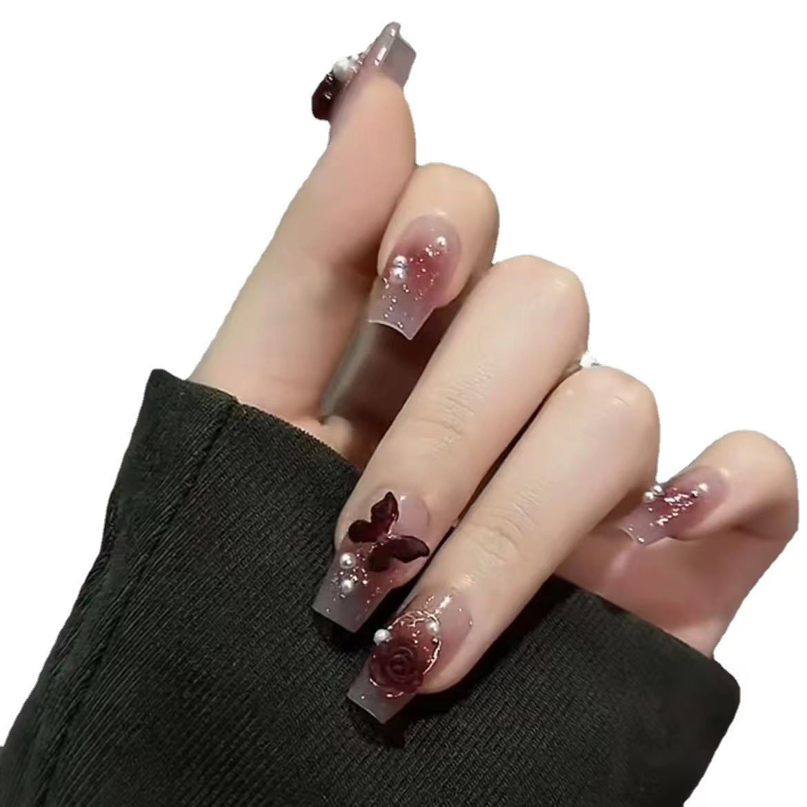 Fake Nail Stickers with Armor Classic Nail Tips for Nail Art and Manicure