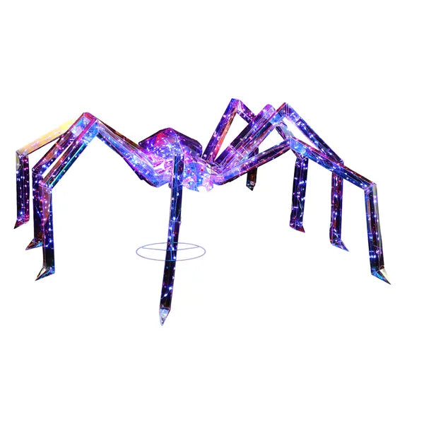 3FT Light-Up Halloween Spider Decoration with 340 LED Lights