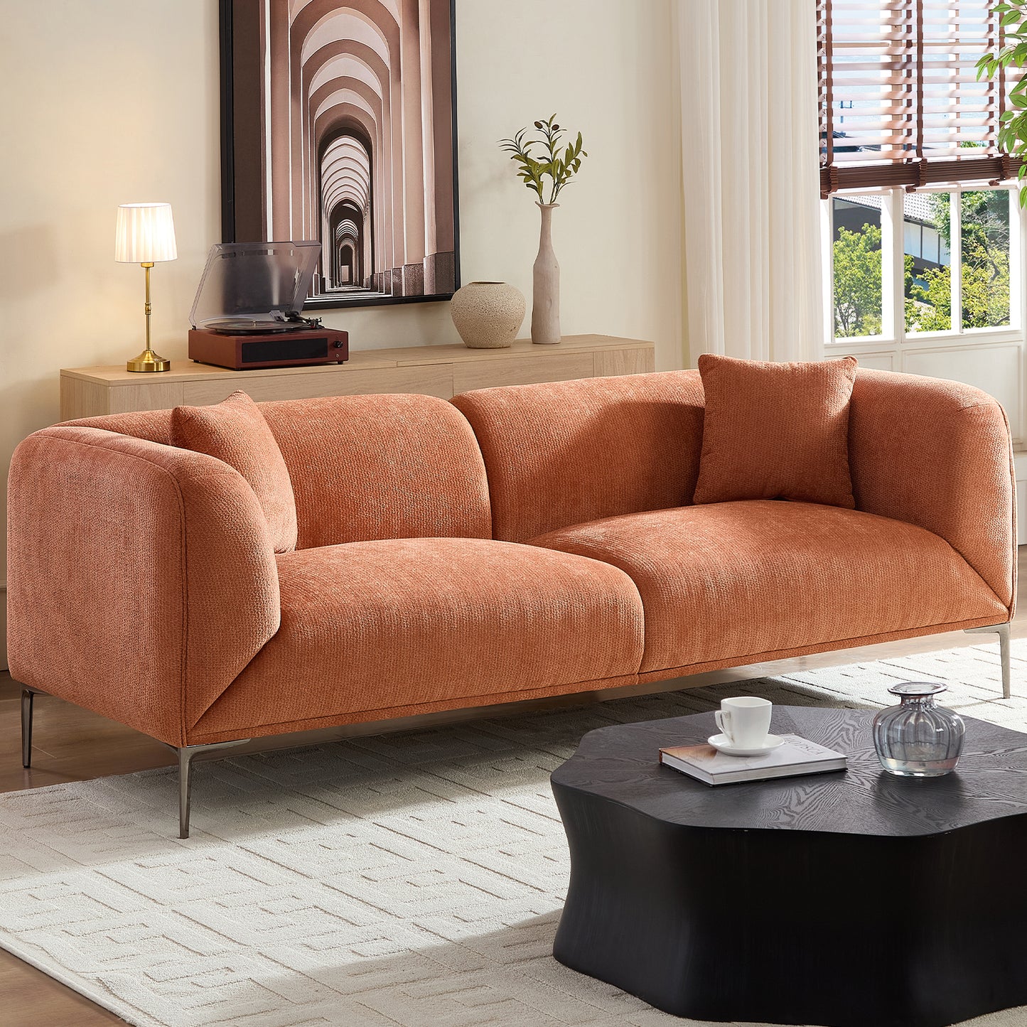 Modern Sofa For Living Room Family Movie Nights & Reading Hours