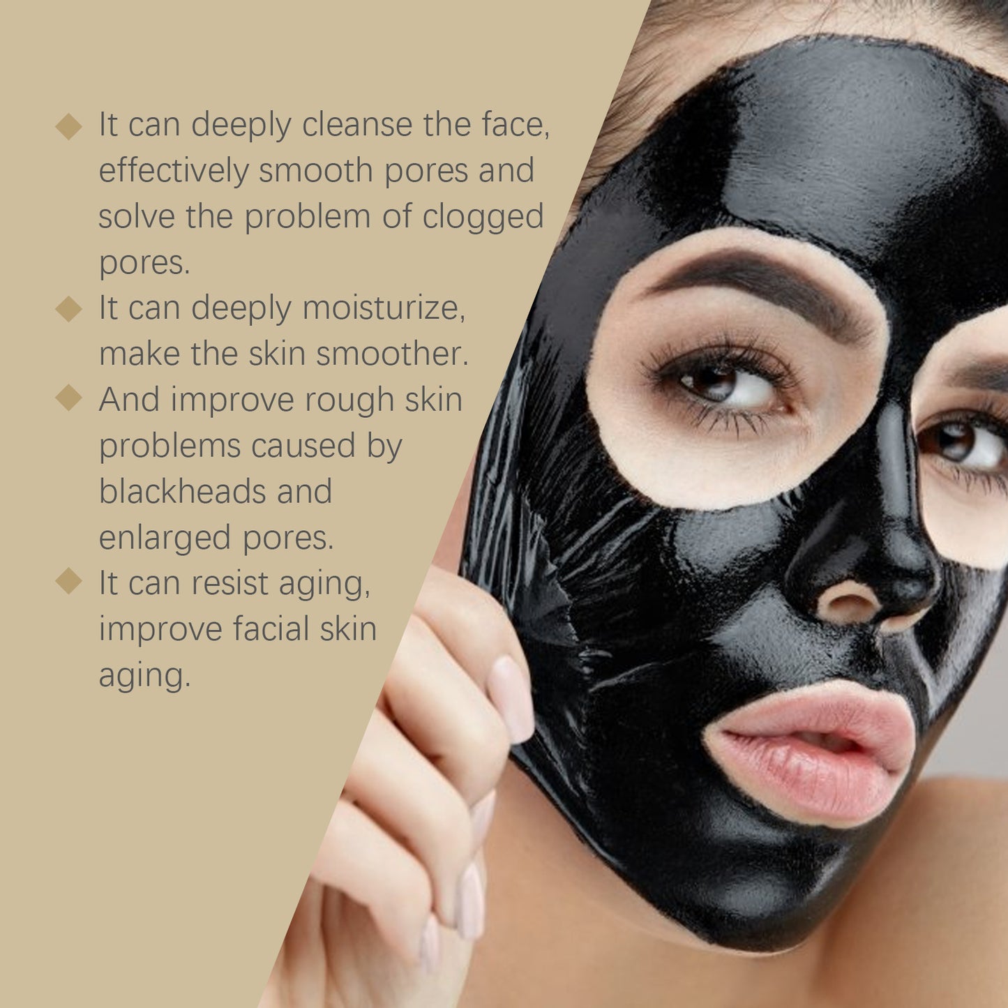 Blackhead Peel-Off Facial Mask - Deep Pore Cleansing & Hydrating Treatment