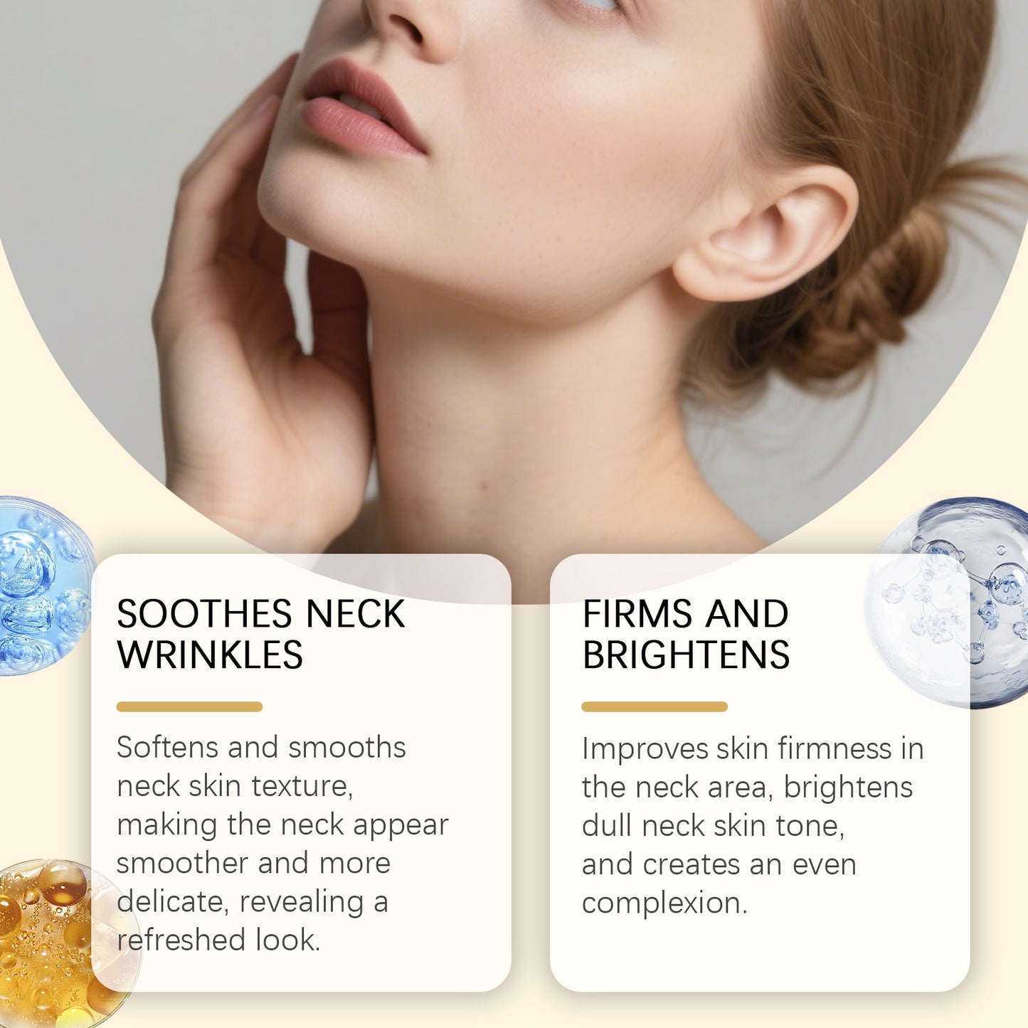 Hydrating Collagen Neck Mask - 4 Patches for Skin Rejuvenation