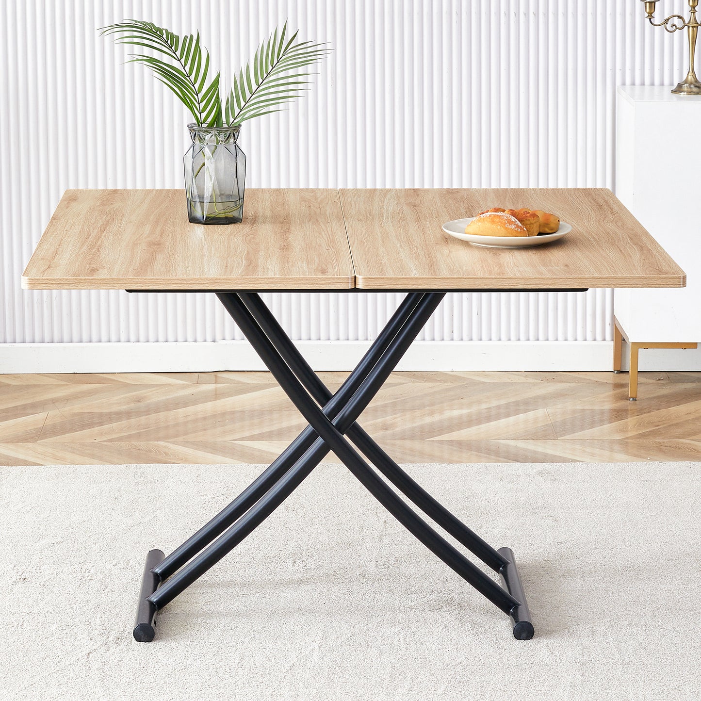 Modern Minimalist Multifunctional Lift Table With 0.8-inch MFC