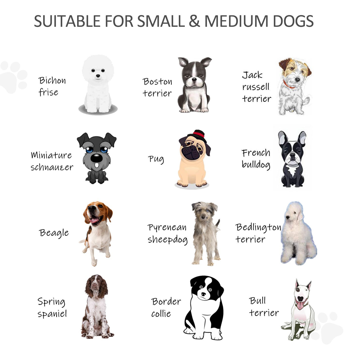 Wooden Pet Gate 6-Panel Folding Dog Safety Barrier for Small & Medium Dogs