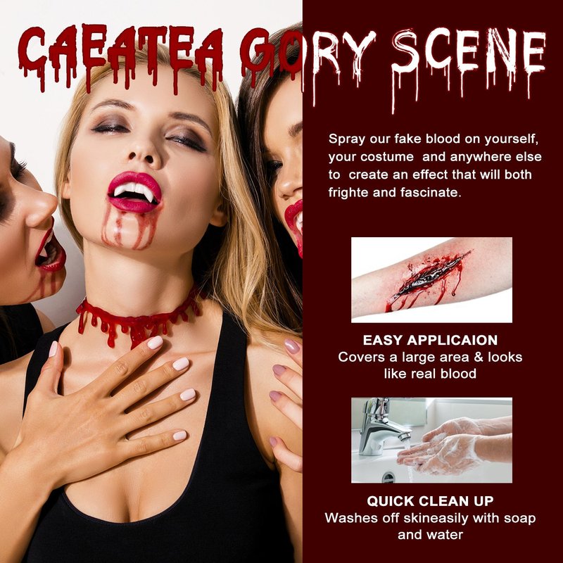 Halloween Plasma Spray Simulation Makeup Prop - Vampire Zombie Costume