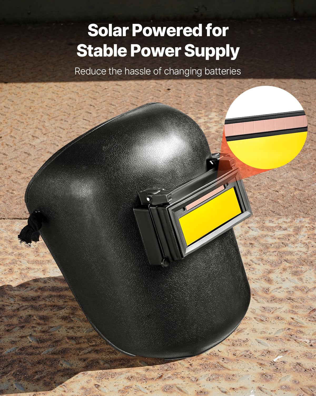Auto Darkening Welding Lens 4.25 x 2 Inches Shade 10 True Color with Dual Sensors