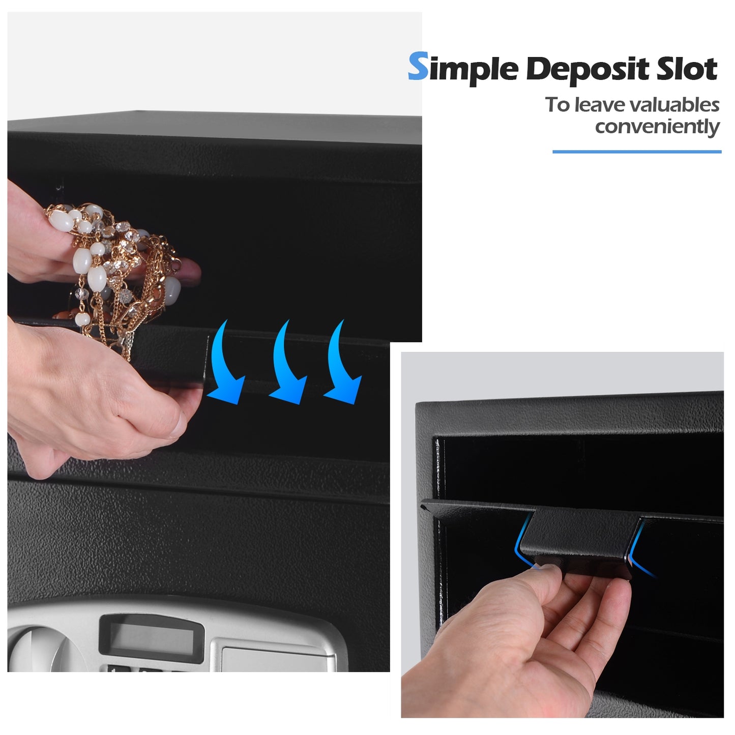 Digital Deposit Safe Box - Front Load Security Safe