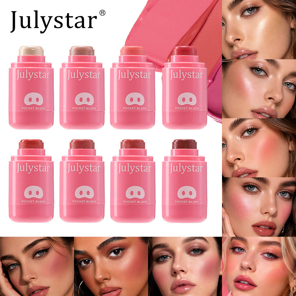 Natural Lip and Cheek Dual-Use Cream Blush - Moisturizing Tinted Makeup
