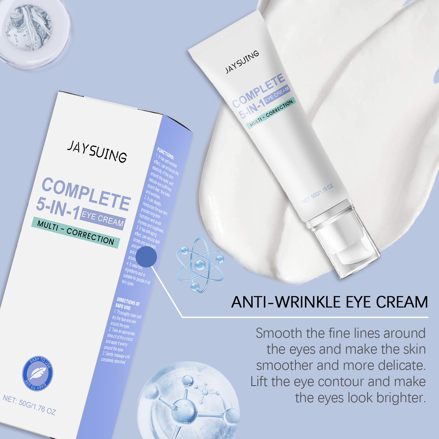 Firming Eye Cream for Dark Circles and Fine Lines - 50g