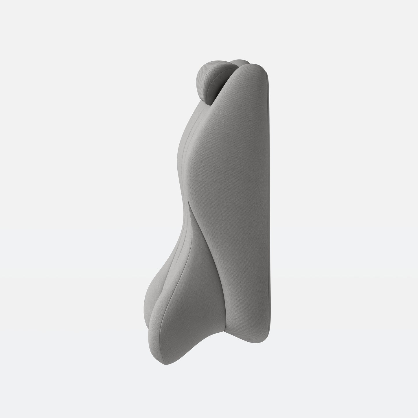 Ergonomic Memory Foam Support Pillow for Couples - Grey