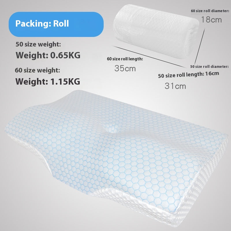 Memory Pillow Butterfly Cervical Support with Slow Rebound Memory Foam