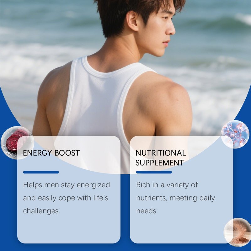 Men's Energy-Boosting Gummies - 60 Count