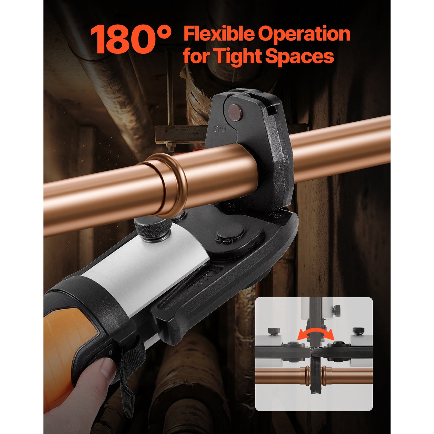 ProPress Copper Pipe Pressing Kit with Rings & Actuator for Standard Press Tools