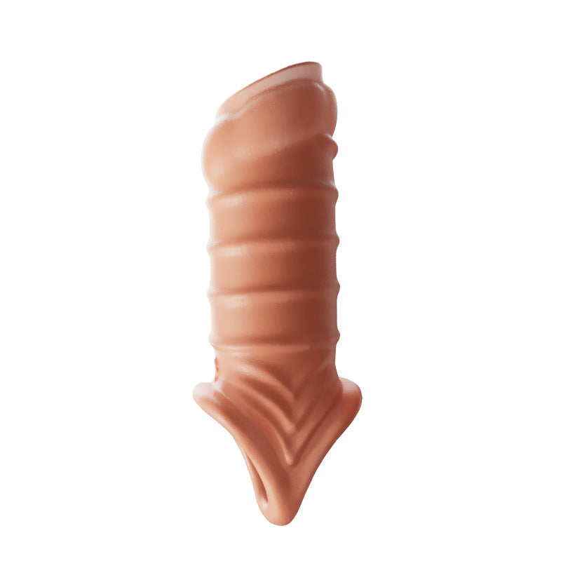 Male Condom Wearables Crystals - Long Thick Flexible Cover for Intimate Use