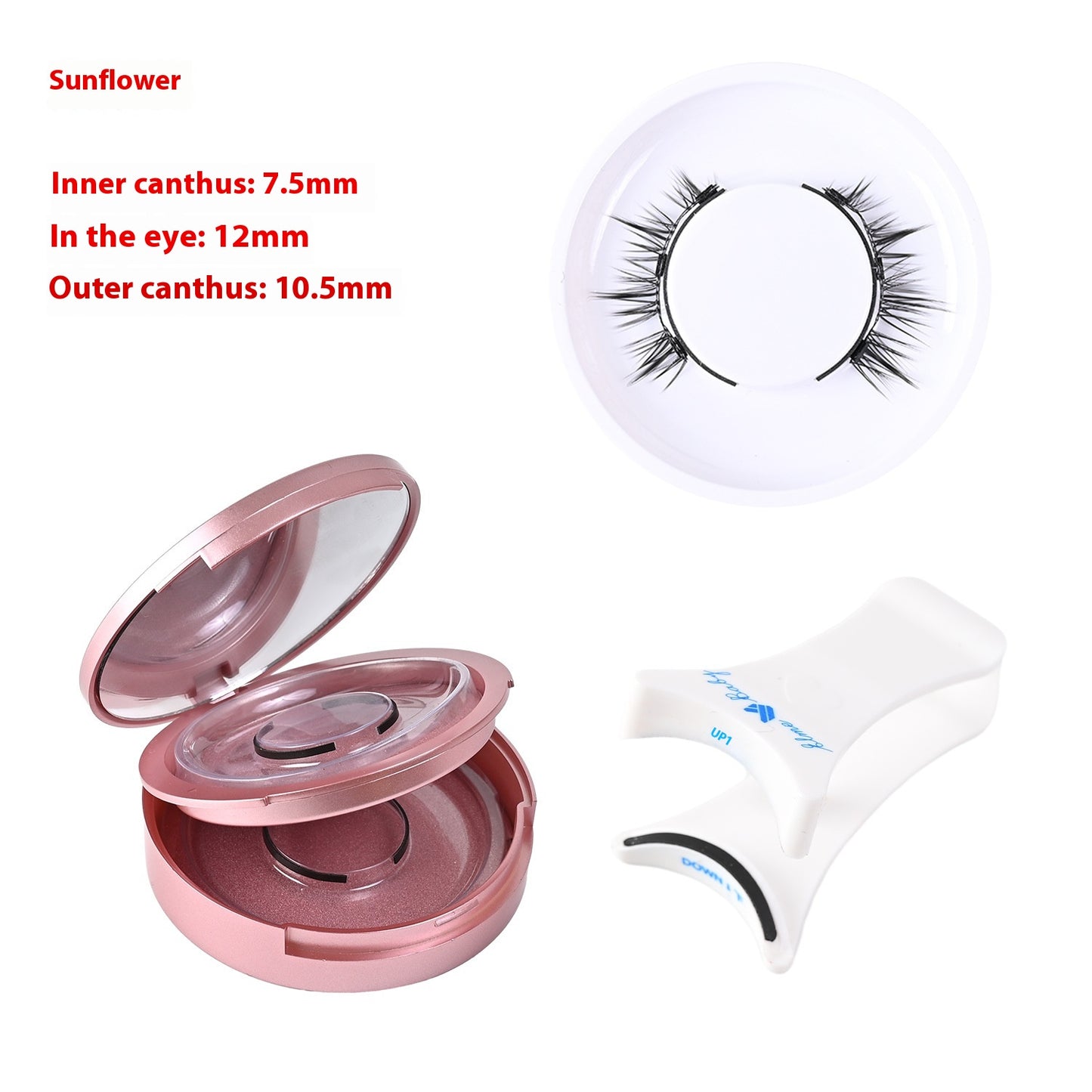 Magnetic Glue-Free False Eyelashes - Natural Look, Long-Lasting, Collection Use
