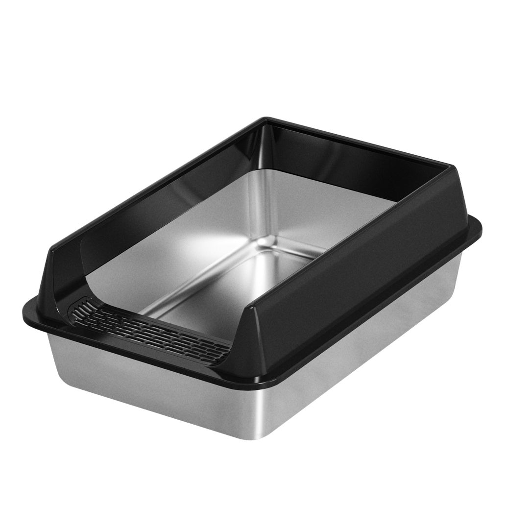 Stainless Steel Cat Litter Box - Large & Durable Pet Furniture