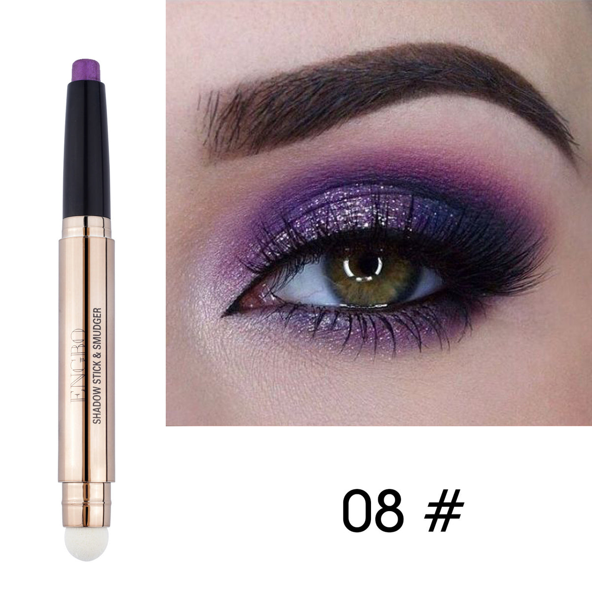 Monochrome Eye Shadow Pen Set - Double Headed Makeup Tool for Eyes