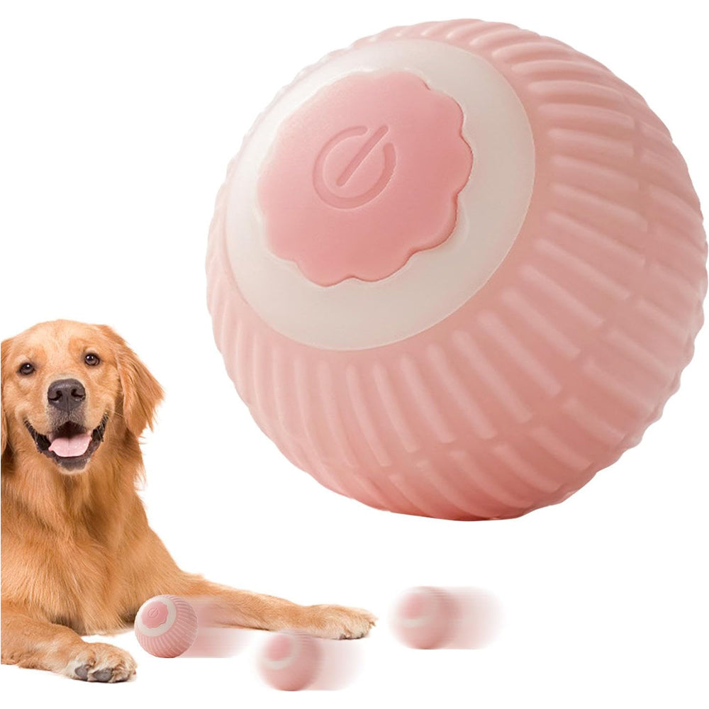 Interactive Electric Pet Ball Toy for Cats and Dogs - Indoor Outdoor Rolling Fun