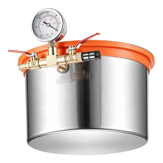 1.5 Gallon Stainless Steel Vacuum Chamber for Resin & Wood Degassing